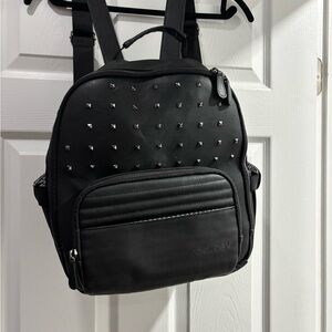 Black Studded Backpack
